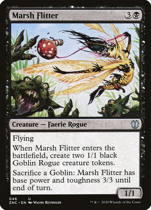 Marsh Flitter from Zendikar Rising Commander
