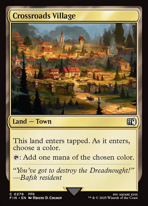 Crossroads Village highlighted card art