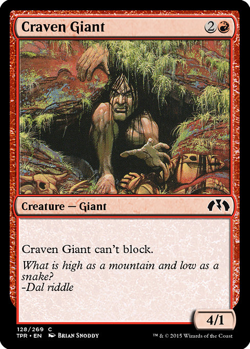 Craven Giant highlighted card art