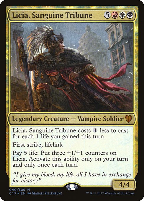 Licia, Sanguine Tribune highlighted card art