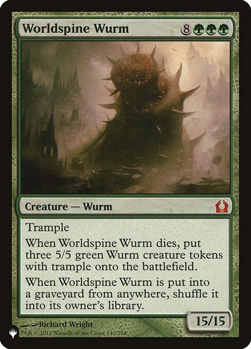 Worldspine Wurm from The List