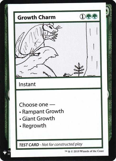 Growth Charm from Mystery Booster Playtest Cards 2019