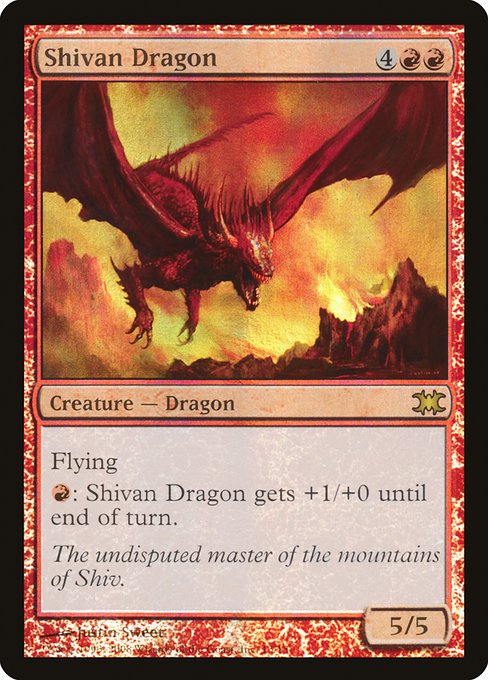 Shivan Dragon from From the Vault: Dragons
