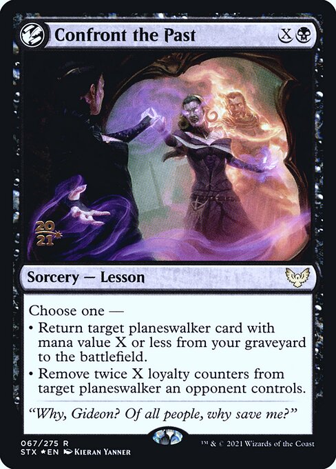 Confront the Past from Strixhaven: School of Mages Promos