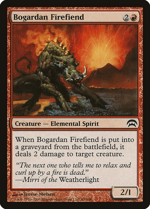 Bogardan Firefiend highlighted card art