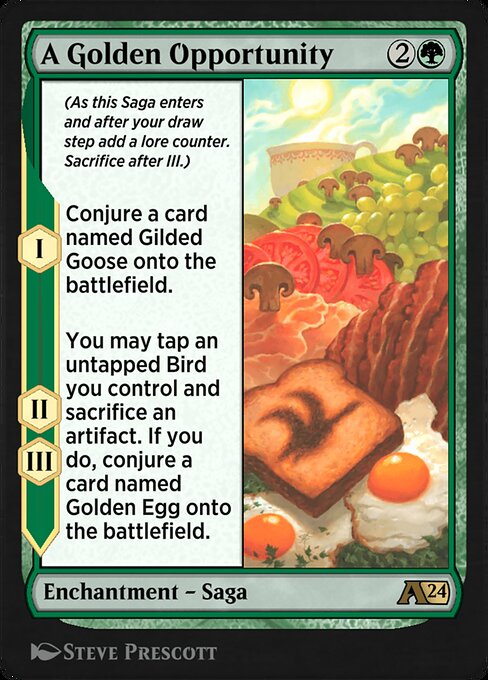 A Golden Opportunity highlighted card art
