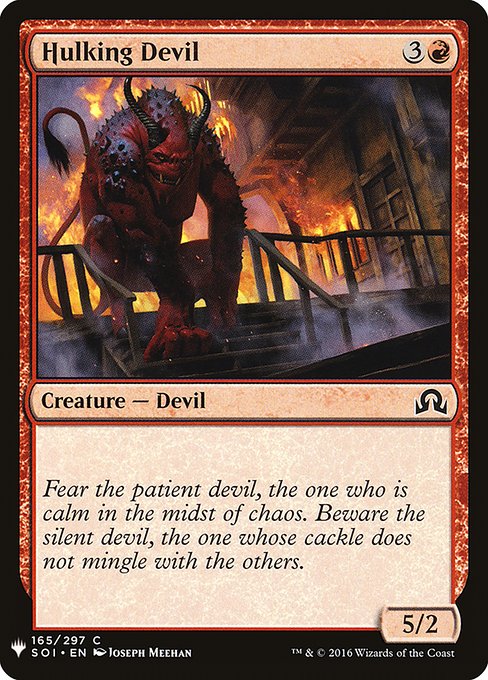 Hulking Devil highlighted card art