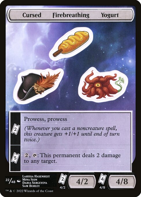 Cursed Firebreathing Yogurt highlighted card art