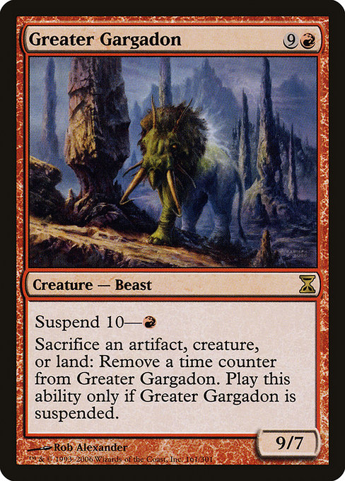 Greater Gargadon from Time Spiral