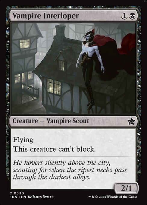Vampire Interloper highlighted card art