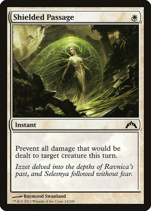 Shielded Passage highlighted card art