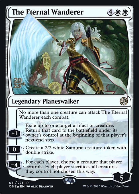 The Eternal Wanderer from Phyrexia: All Will Be One Promos