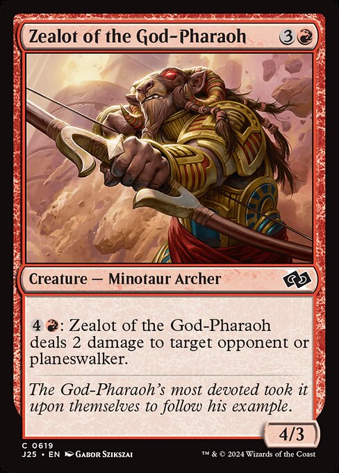 Zealot of the God-Pharaoh highlighted card art