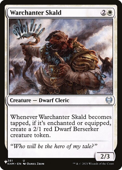 Warchanter Skald highlighted card art