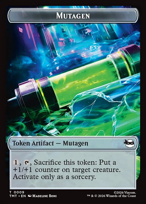 Mutagen from Teenage Mutant Ninja Turtles Tokens