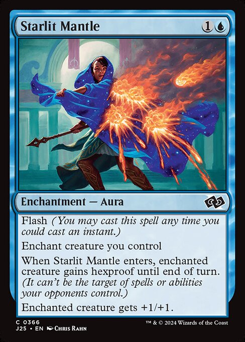 Starlit Mantle highlighted card art