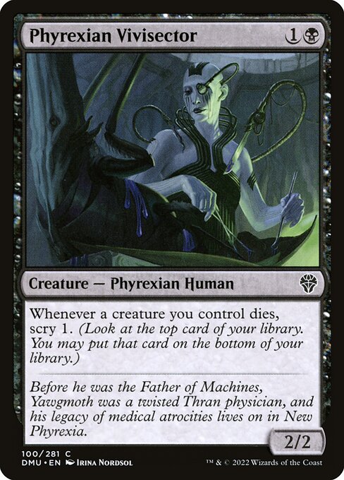 Phyrexian Vivisector highlighted card art