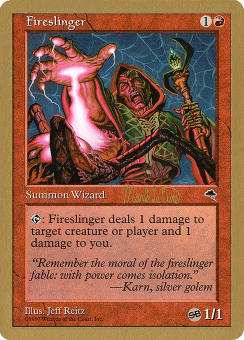 Fireslinger from World Championship Decks 1999