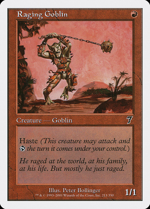 Raging Goblin from Seventh Edition