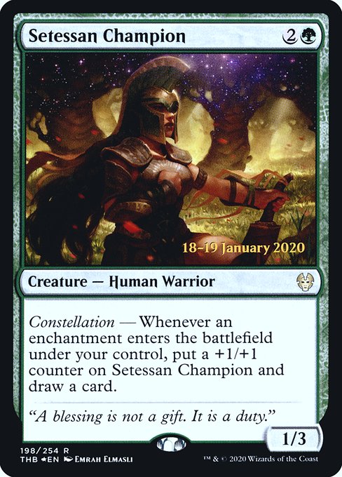 Setessan Champion from Theros Beyond Death Promos