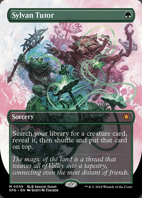 Sylvan Tutor highlighted card art