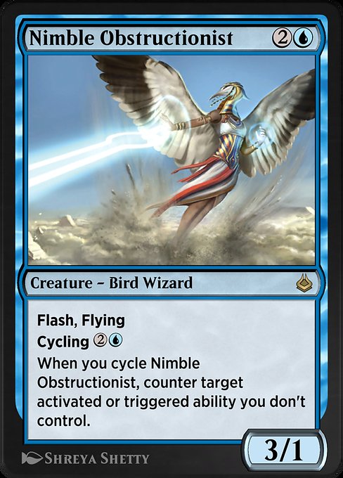 Nimble Obstructionist highlighted card art