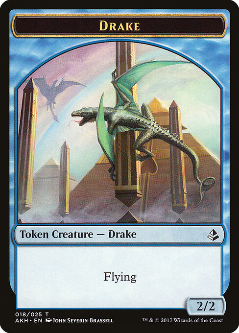 Drake from Amonkhet Tokens