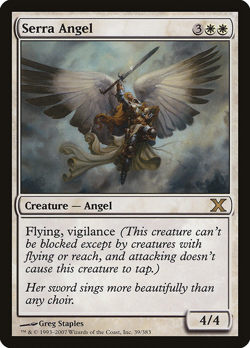 Serra Angel from Tenth Edition