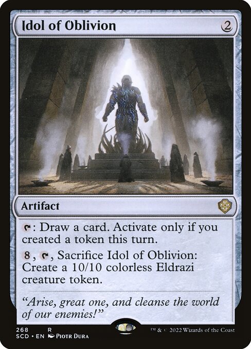 Idol of Oblivion from Starter Commander Decks