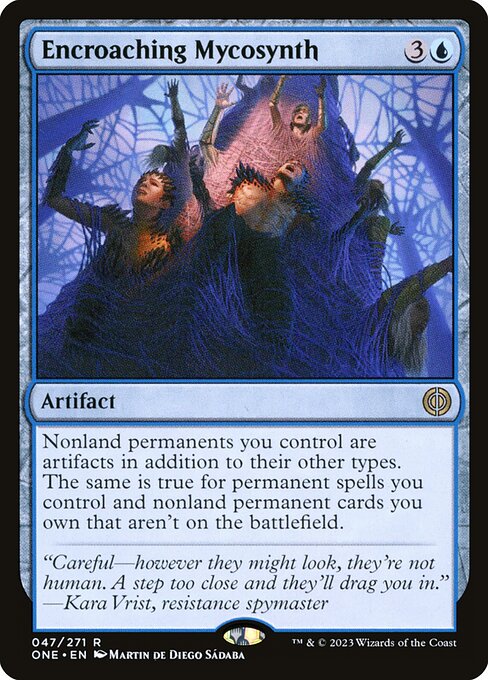Encroaching Mycosynth highlighted card art