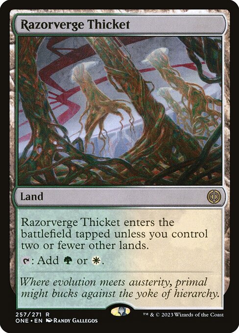 Razorverge Thicket from Phyrexia: All Will Be One