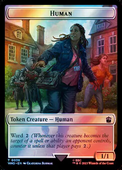 Human highlighted card art