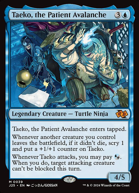 Taeko, the Patient Avalanche highlighted card art