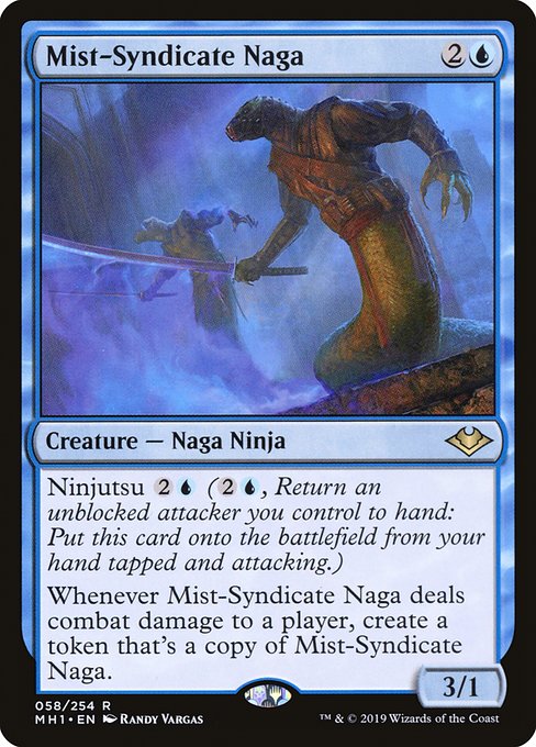 Mist-Syndicate Naga from Modern Horizons