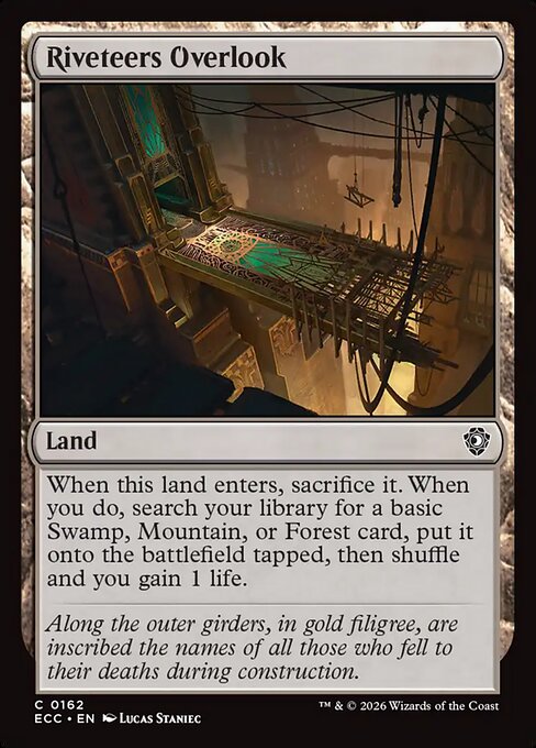 Riveteers Overlook from Lorwyn Eclipsed Commander