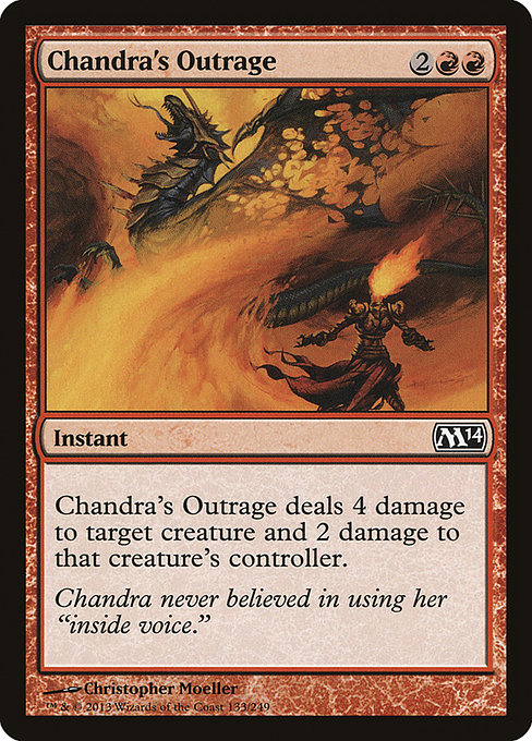 Chandra's Outrage from Magic 2014