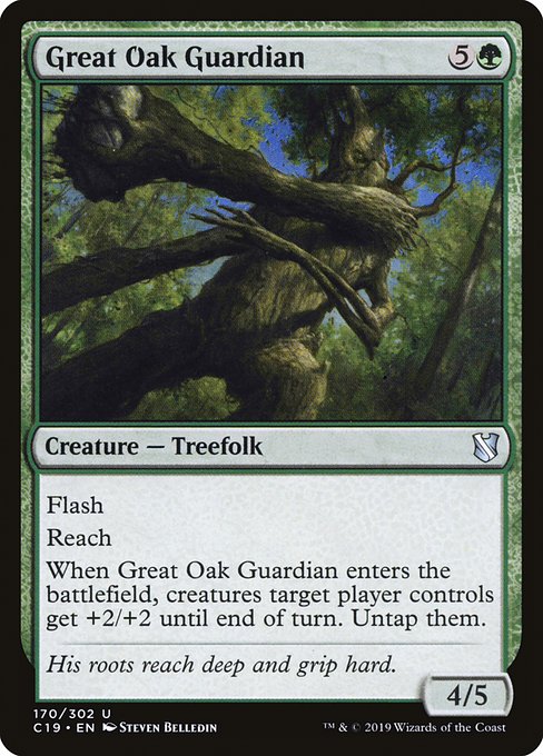 Great Oak Guardian from Commander 2019