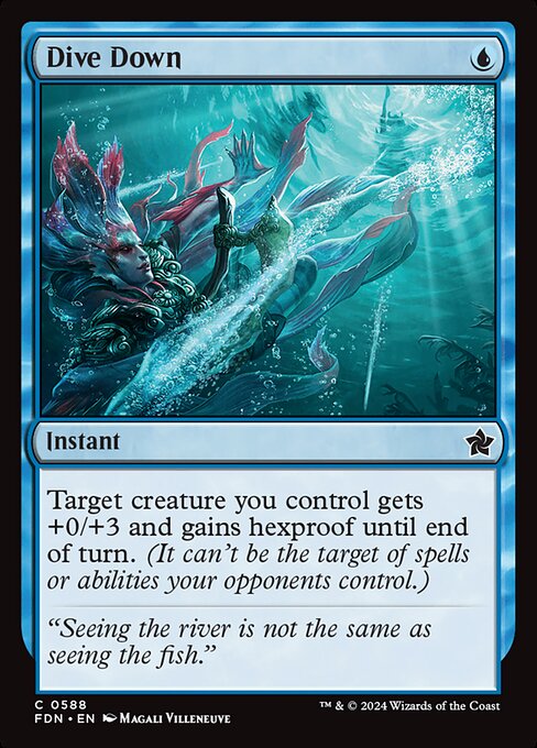 Dive Down highlighted card art