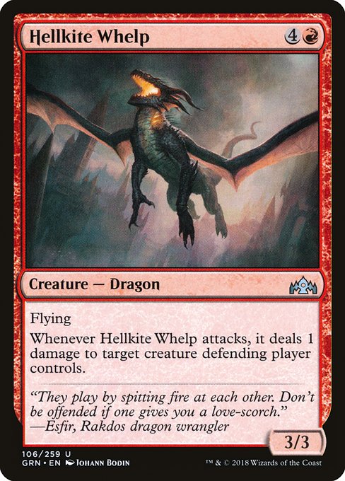 Hellkite Whelp from Guilds of Ravnica