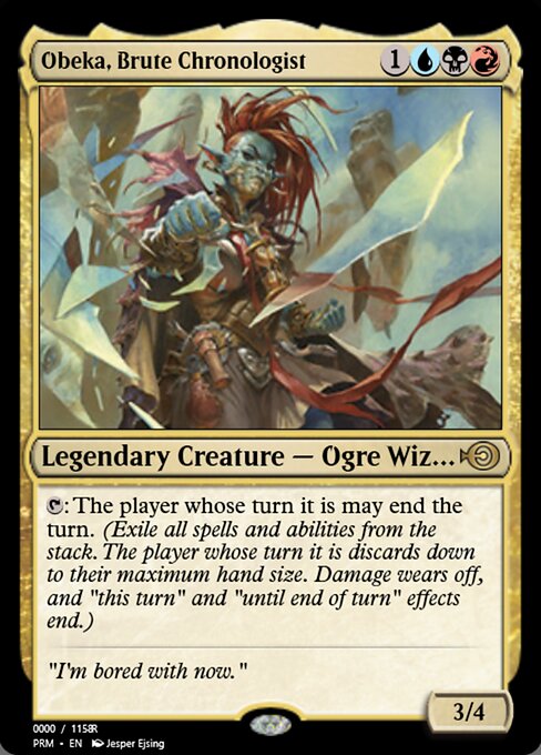 Obeka, Brute Chronologist from Magic Online Promos