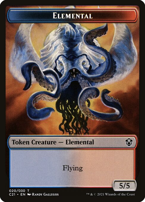 Elemental from Commander 2021 Tokens