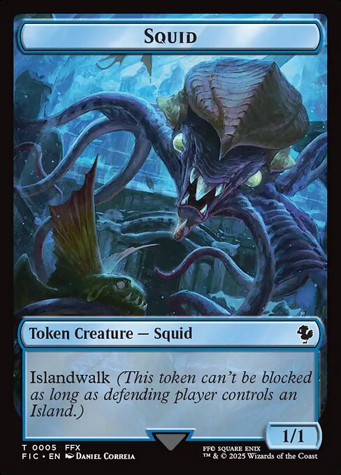 Squid highlighted card art