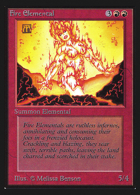 Fire Elemental from Intl. Collectors' Edition