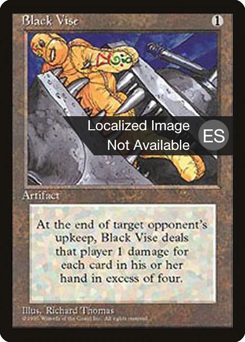 Black Vise from Fourth Edition Foreign Black Border