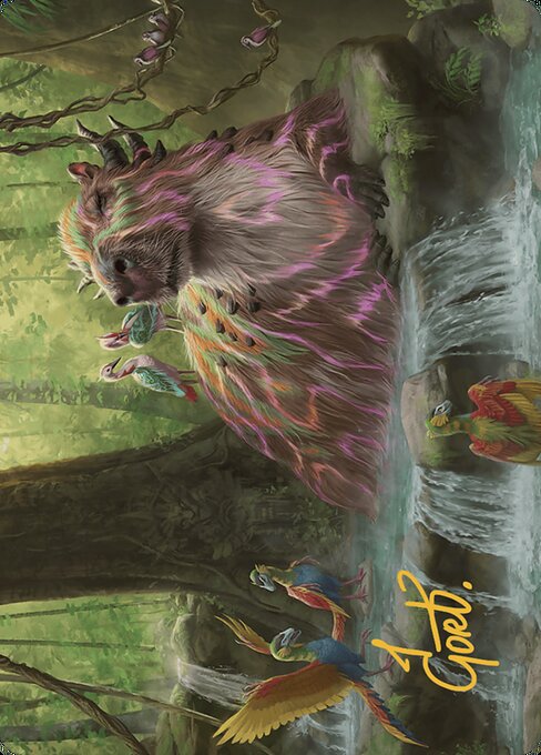 Basking Capybara // Basking Capybara from The Lost Caverns of Ixalan Art Series