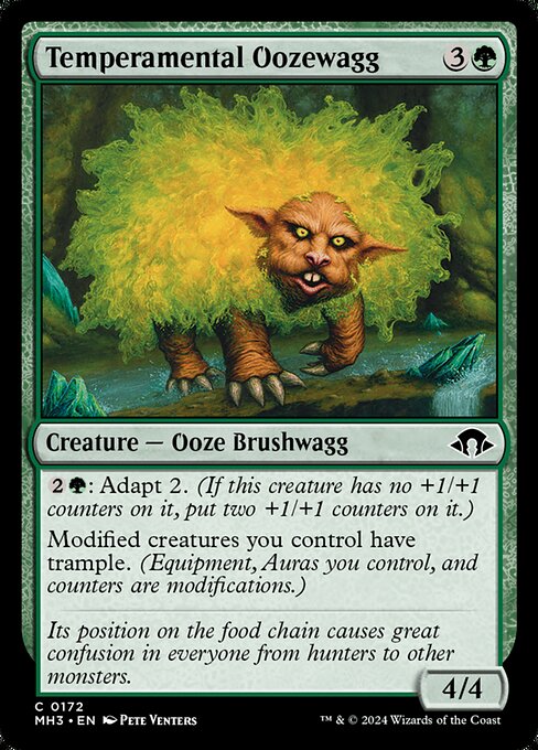 Temperamental Oozewagg highlighted card art