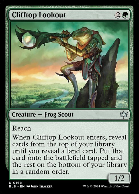 Clifftop Lookout highlighted card art