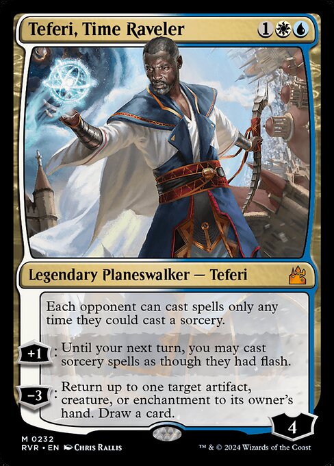 Teferi, Time Raveler from Ravnica Remastered