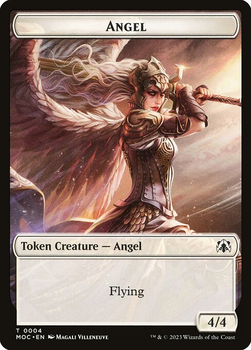 Angel from March of the Machine Commander Tokens