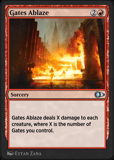 Gates Ablaze highlighted card art